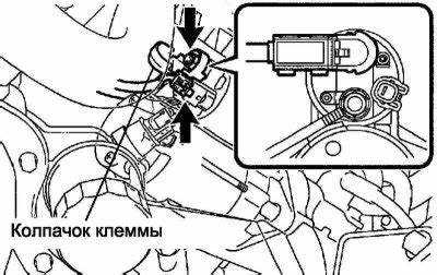 Отсоединение электроцепей устройства